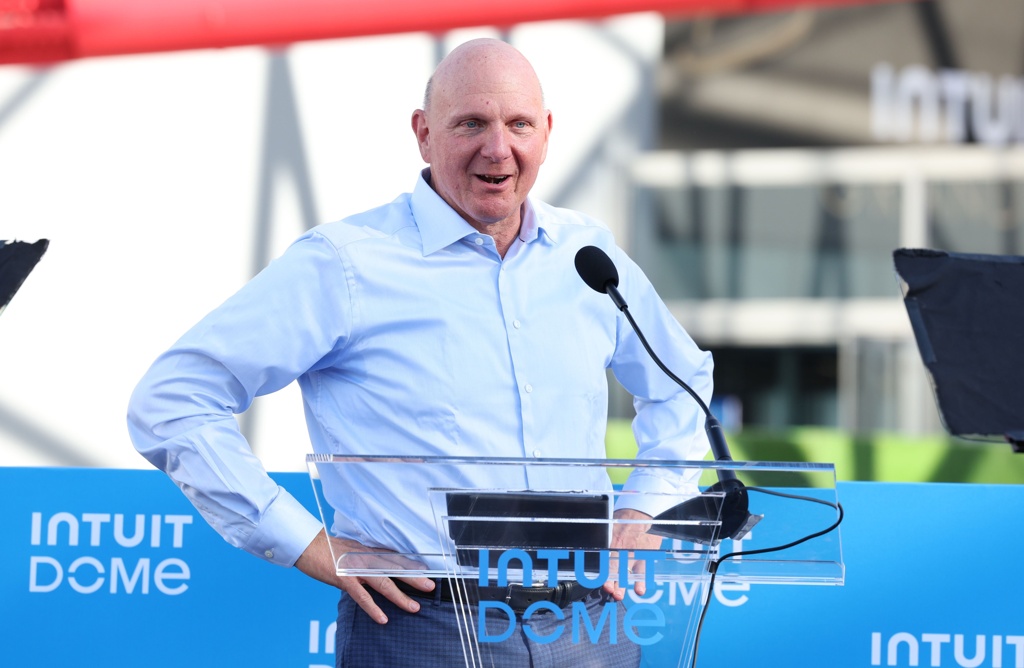 壕!鲍尔默1525亿为北美体坛最富老板 他接手后快船市值翻了快3倍